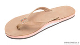 The Tropics - Single Layer Premier Leather with Colorful Mid Sole and a 1/2" Narrow Strap