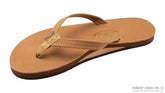 Single Layer Premier Leather with Arch Support and a 1/2" Narrow Strap