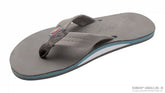 Signature Series - Men's Single Layer Premier Grey Leather Lt Blue Midsole