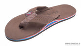 The Americana- Women's Single layer eXpresso-Red White Blue Mid Sole