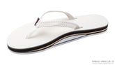 Cloud Dancer Leather Blk/Tan Layered w/ Arch Narrow Strap