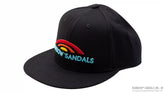 Rainbow® Sandals Black 100% Cotton Snap Back Hat