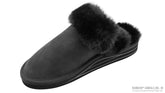Sunset Snugs2 - Leather, Fleece Lined Slipper Double Layer Arch