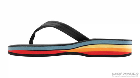 Four Layer Leather Wedge with a 3/4" Leather Strap