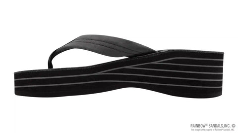 Six Layer Wedge Leather 1" Leather Strap