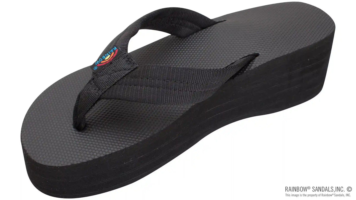 Six Layer Wedge Soft Rubber Top with EVA Filled 1" Nylon Strap