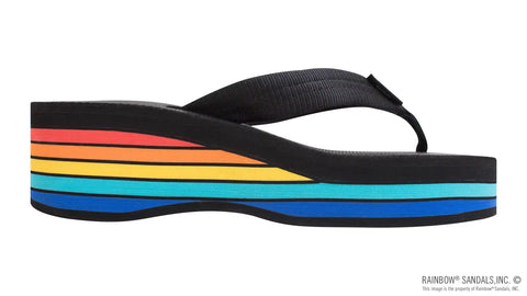 Six Layer Wedge Soft Rubber Top with EVA Filled 1" Nylon Strap