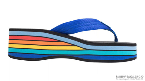 Six Layer Wedge Soft Rubber Top with EVA Filled 1" Nylon Strap