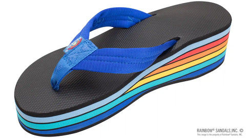 Six Layer Wedge Soft Rubber Top with EVA Filled 1" Nylon Strap