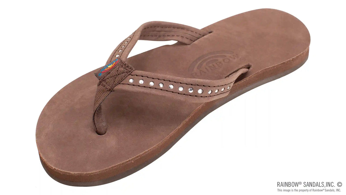 Kids Crystal Premier Leather 1/2" Narrow Strap