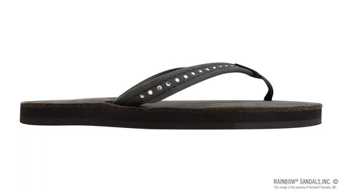 Kids Crystal Premier Leather 1/2" Narrow Strap