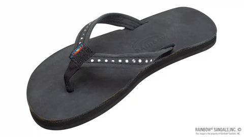 Kids Crystal Premier Leather 1/2" Narrow Strap
