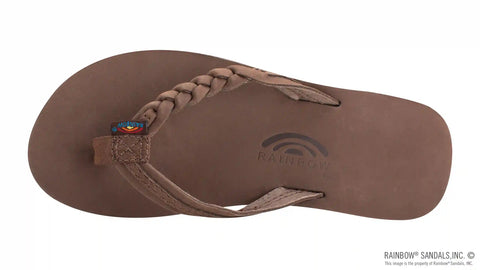 Kids Flirty Braidy- Premier Leather Braided 1/2" Strap
