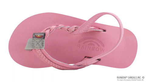 Kids Flirty Braidy- Premier Leather Braided 1/2" Strap