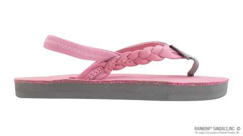 Kids Flirty Braidy- Premier Leather Braided 1/2" Strap