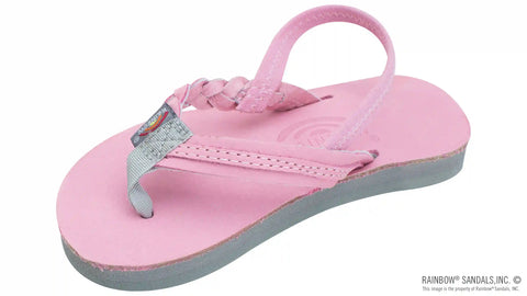 Kids Flirty Braidy- Premier Leather Braided 1/2" Strap