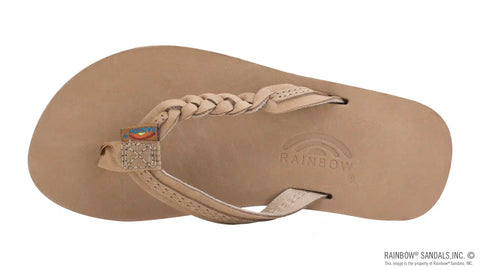 Kids Flirty Braidy- Premier Leather Braided 1/2" Strap