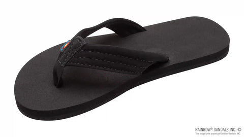 The Grombow - Soft  Rubber Top Sole  with 1" Strap and Pin line