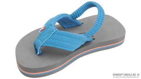 The Grombow - Soft  Rubber Top Sole  with 1" Strap and Pin line