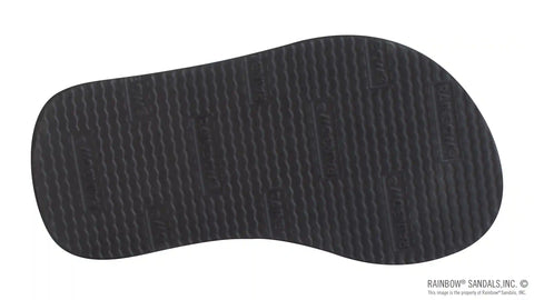 The Grombow - Soft  Rubber Top Sole  with 1" Strap and Pin line