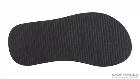The Grombow - Soft  Rubber Top Sole  with 1" Strap and Pin line