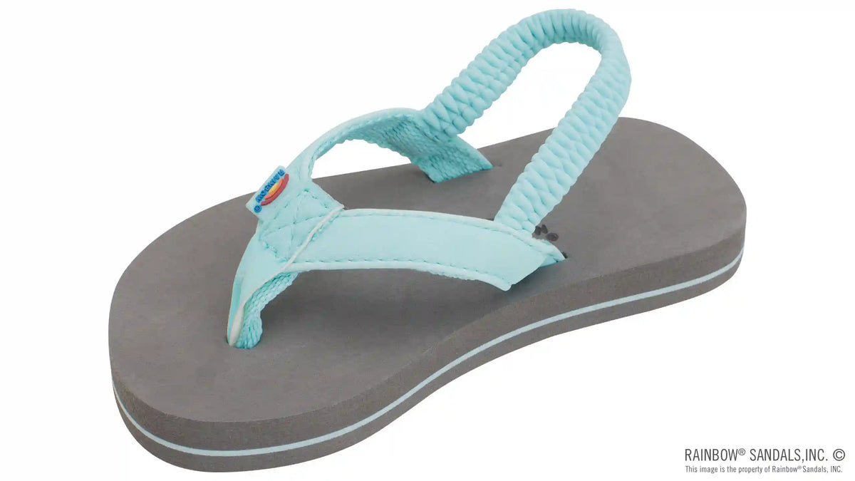 The Grombow - Soft  Rubber Top Sole  with 1/2" Narrow Strap and Pin line