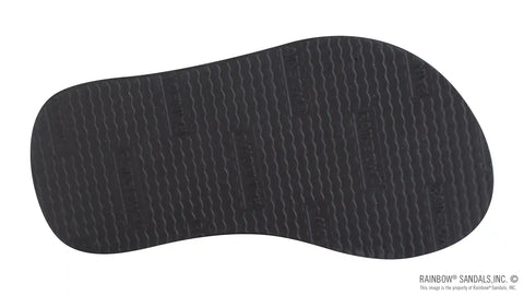 The Grombow - Soft  Rubber Top Sole  with 1/2" Narrow Strap and Pin line