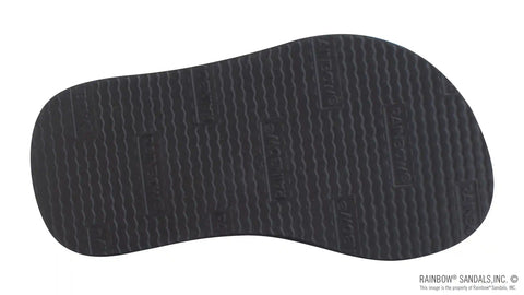 The Grombow - Soft  Rubber Top Sole  with 1/2" Narrow Strap and Pin line