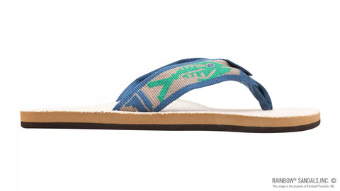 Single Layer Hemp with a Nylon Fish Pattern Strap