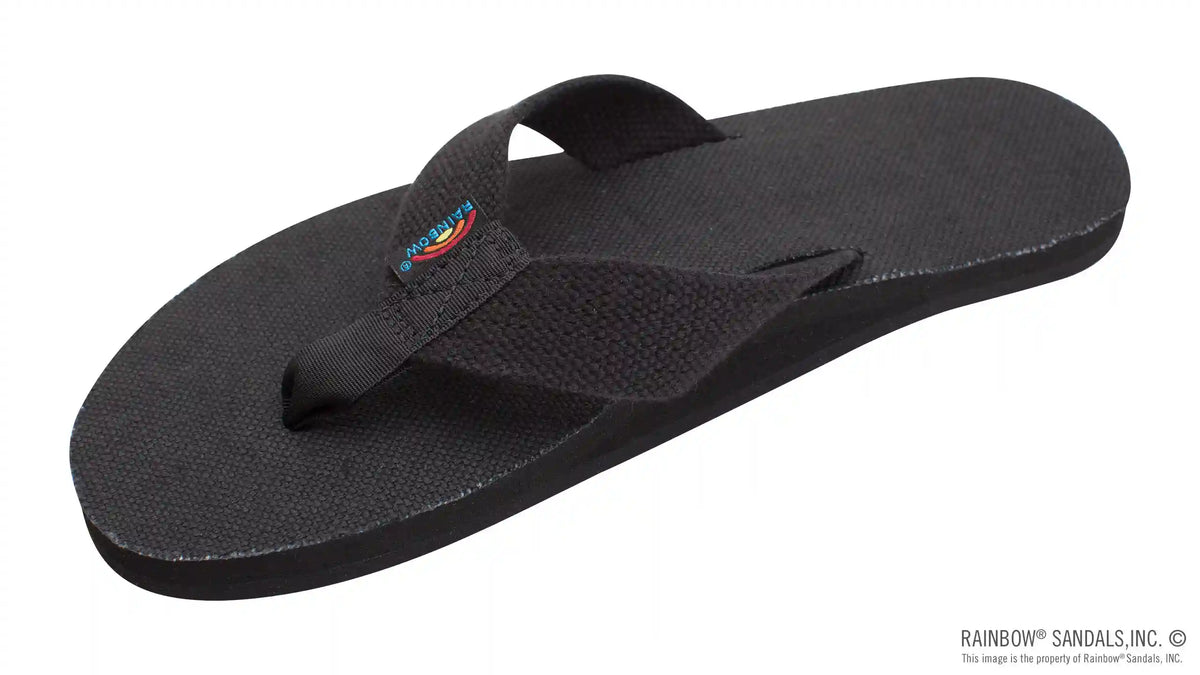 Single Layer Hemp  with Arch  Support and 1" Strap