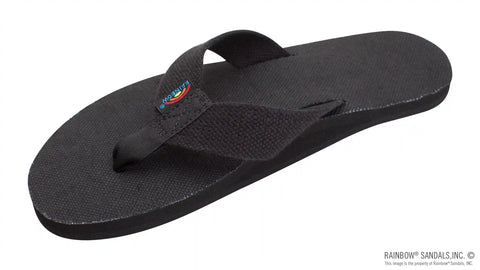 Single Layer Hemp  with Arch  Support and 1" Strap