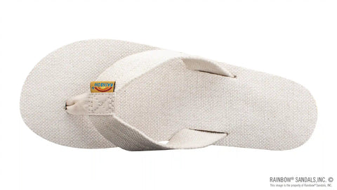 Single Layer Hemp  with Arch  Support and 1" Strap