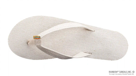 Single Layer Hemp with Arch Support and 1/2" Narrow Strap