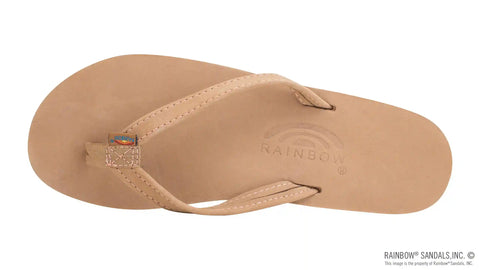 The Tropics - Single Layer Premier Leather with Colorful Mid Sole and a 1/2" Narrow Strap