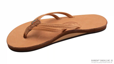The Sandpiper - Luxury Leather  Single Layer Arch Support with 1/3" Double Narrow Strap