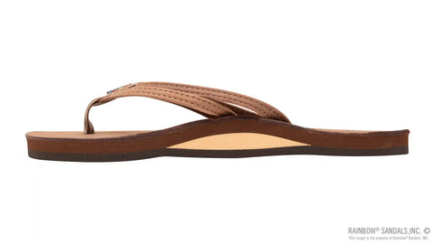 The Sandpiper - Luxury Leather  Single Layer Arch Support with 1/3" Double Narrow Strap