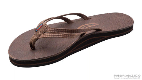 The Sandpiper - Luxury Leather  Single Layer Arch Support with 1/3" Double Narrow Strap