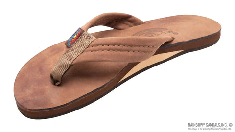 Luxury Leather - Single Layer Arch  Support with a 1" Strap