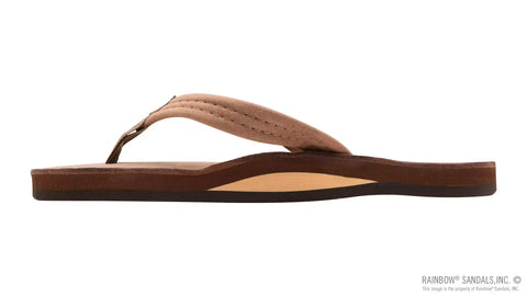 Luxury Leather - Single Layer Arch Support with a  3/4" Medium Strap
