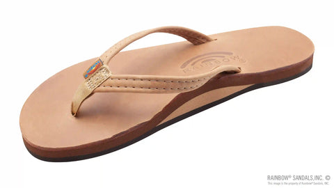 Luxury Leather  - Single Layer Arch Support with a 1/2"  Narrow Strap