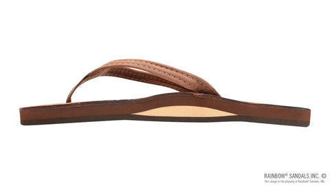 Luxury Leather  - Single Layer Arch Support with a 1/2"  Narrow Strap