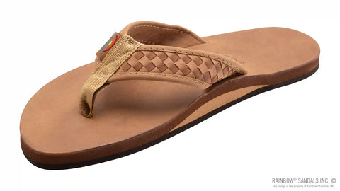 Luxury Leather Collection - The Bentley – Single Layer Arch Hand Woven Strap -