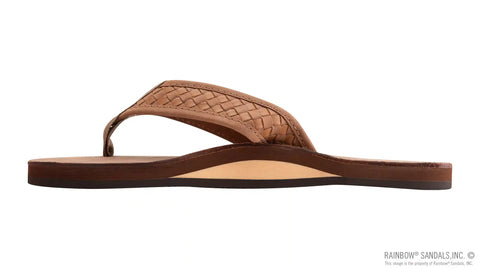 Luxury Leather Collection - The Bentley – Single Layer Arch Hand Woven Strap -