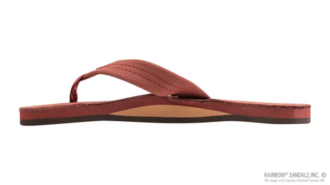 Single Layer Premier Leather with Arch Support 1" Strap