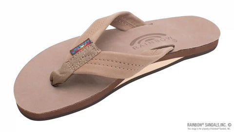 Single Layer Premier Leather with Arch Support 1" Strap