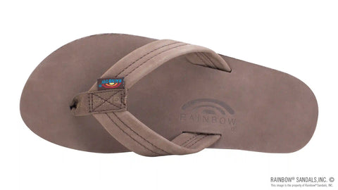 Single Layer Premier Leather with Arch Support 1" Strap