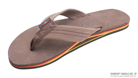 Single Layer Premier Leather with Arch Support 1" Strap