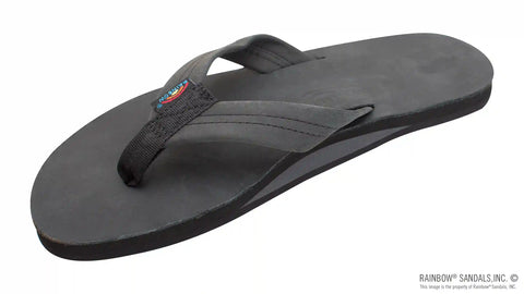 Single Layer Premier Leather with Arch Support 1" Strap