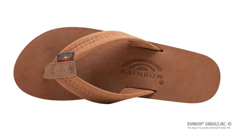 Single Layer Premier Leather with Arch Support 1" Strap