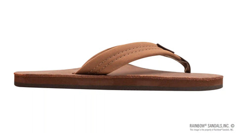 Single Layer Premier Leather with Arch Support 1" Strap